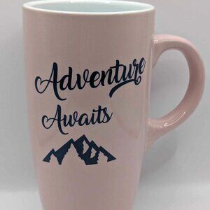 Belle Maison Tall/Large Adventure Awaits Mug - 6.75" Tall